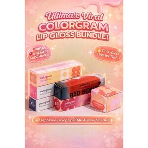 🔥#15 $78 Retail ULTIMATE Viral LIP BUNDLE! 6 GLOSSES FROM COLORGRAM